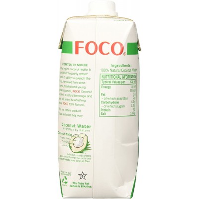 Acqua di Cocco 500 ml FOCO