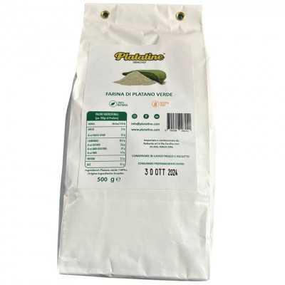 Farina di Platano Verde senza glutine 500 g PLATATINE