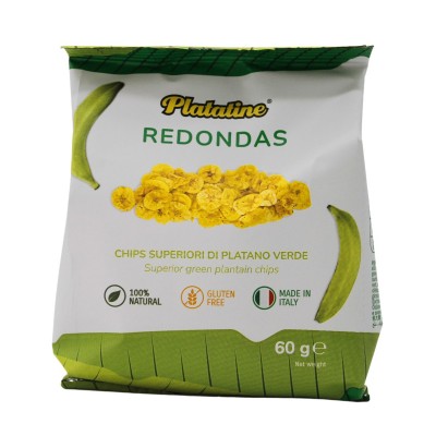 Patatine di Platano Verde Redondas 60 g PLATATINE