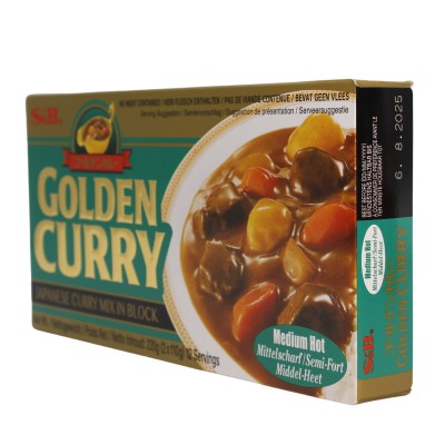 Golden Curry Mix Medio Piccante 220 g S&B