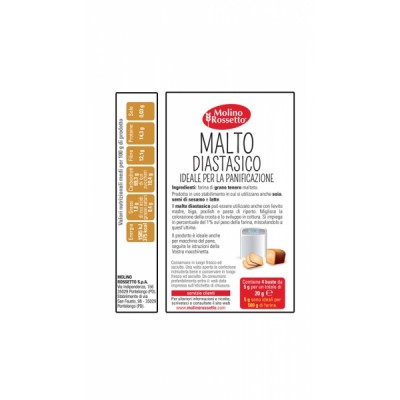 Malto Diastasico 4 pz x 5 g MOLINO ROSSETTO
