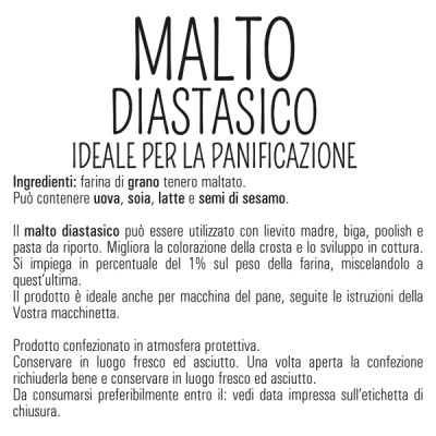 Malto Diastasico 4 pz x 5 g MOLINO ROSSETTO