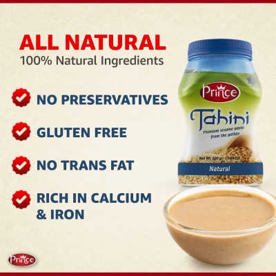 Pasta Naturale di Sesamo Tahini 300 g PRINCE