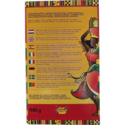 Cocoyam Fufù 681 g AFRICAN BEAUTY