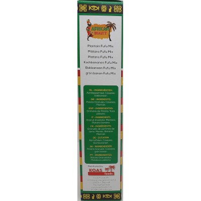 Plantain Fufù 681g AFRICAN BEAUTY