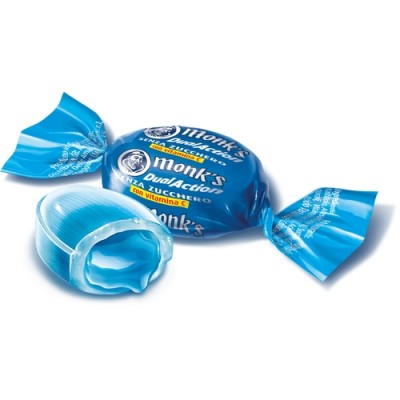 Caramelle Dual Action Vitamina C Senza Zucchero 1 kg MONK'S