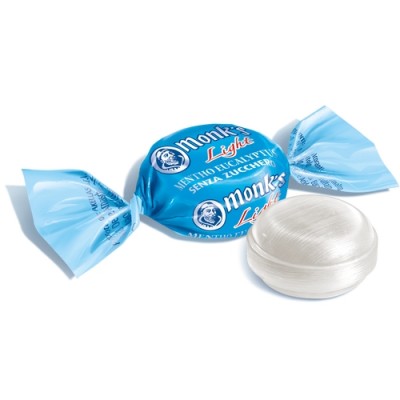 Caramelle Dure Mentolo ed Eucalipto LIGHT 1 kg MONK'S