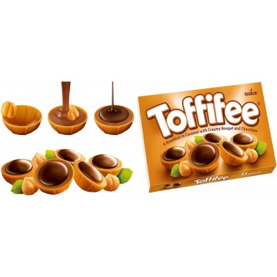 Cioccolatini al Caramello e Nocciole 125 g TOFFIFEE