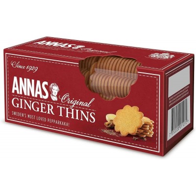 Annas Original Ginger Thins Biscotti Allo Zenzero 150 g ANNAS