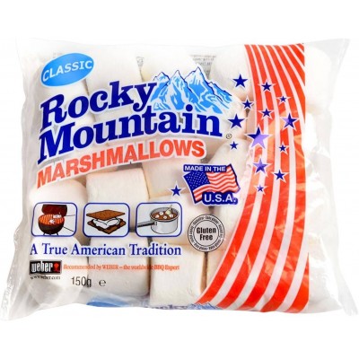 Classic Marshmallows Senza Glutine 150 g ROCKY MOUNTAIN