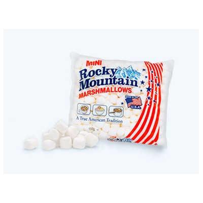 Marshmallows Mini 150 g Senza Glutine U.S.A. ROCKY MOUNTAIN