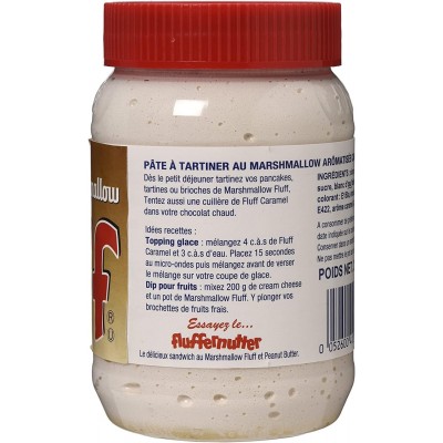 Crema di Marshmallow Con Caramello 213 g Originale USA FLUFF 