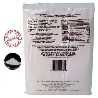 Farina di Riso Glutinoso Senza Glutine 400 g COCK BRAND