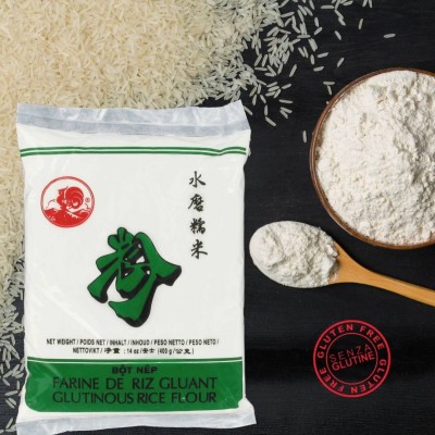 Farina di Riso Glutinoso Senza Glutine 400 g COCK BRAND