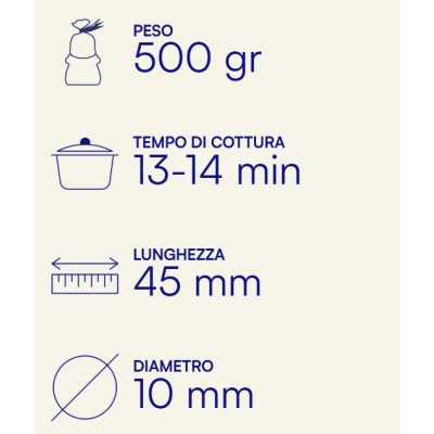 Fusilli Integrali Bio 500 g PASTIFICIO BENEDETTO CAVALIERI