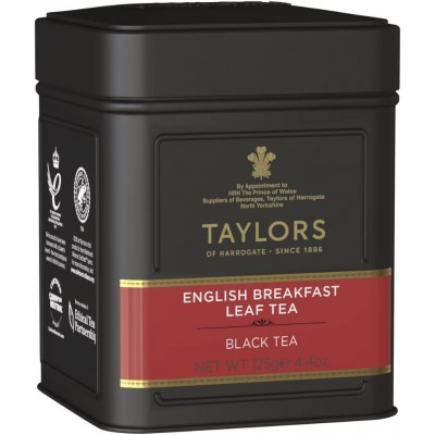 Tè Nero English Breakfast Latta 125 g TAYLORS OF HARROGATE