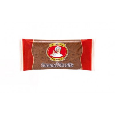 Biscotti al Caramello 6 g x 25 Pezzi PATISSERIE MATHÉO