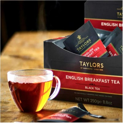 Tè English Breakfast 2,5 g x 100 filtri TAYLORS OF HARROGATE