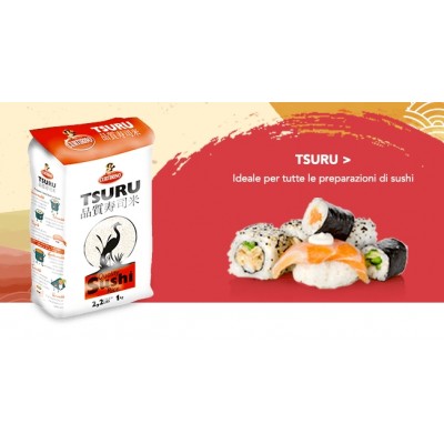 Riso per Sushi 5 kg TSURU CURTIRISO