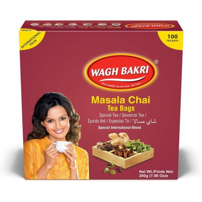 Tè Indiano Masala Tea 100 Bustine 200 g WAGH BAKRI