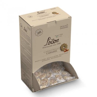 Biscotti Al Burro Canestrello Caramel Dispenser 200 Pezzi LOISON 