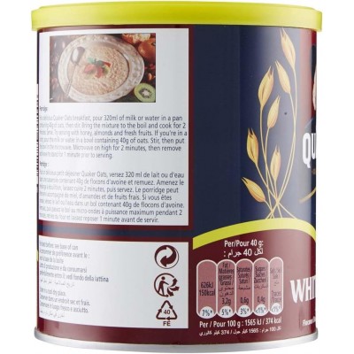 Fiocchi d'Avena White Oats 500 g QUAKER