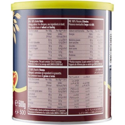 Fiocchi d'Avena White Oats 500 g QUAKER