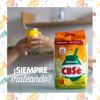 Yerba Mate Argentino Arancia Naranja 500 g CBSè
