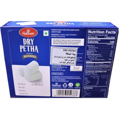Dolce Indinano Dry Petha 400 g HALDIRAM'S