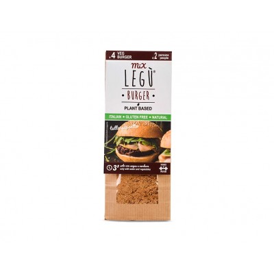 Preparato Burger Con Legumi , Sorgo e Fagioli Neri 100 g LEGU'