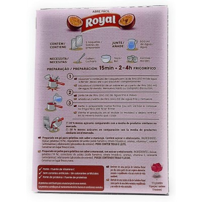 Gelatina in Polvere Gusto Frutto della Passione 114 g ROYAL