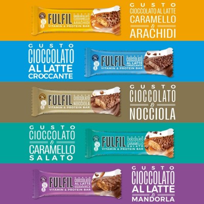 Barretta Cioccolato Al Latte e Mandorle 15 X 55 g FULFIL