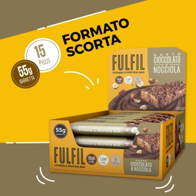 Barretta Cioccolato e Nocciola 15 X 55 g FULFIL