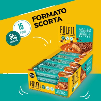 Barretta Cioccolato e Caramello Salato 15 X 55 g FULFIL