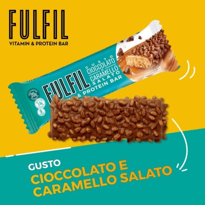 Barretta Cioccolato e Caramello Salato 15 X 55 g FULFIL