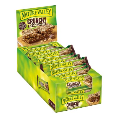 Barrette Crunchy Avena e Cioccolato Fondente 42 gr x 18 pz NATURE VALLEY