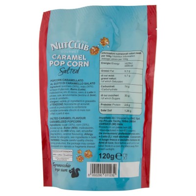 Pop Corn Caramello Salato 120 g NUT CLUB