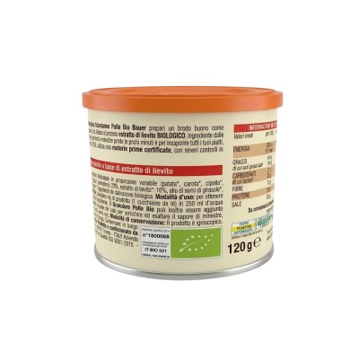 Brodo Granulare Istantaneo Pollo BIO 120 g BAUER