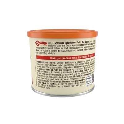 Brodo Granulare Istantaneo Pollo BIO 120 g BAUER