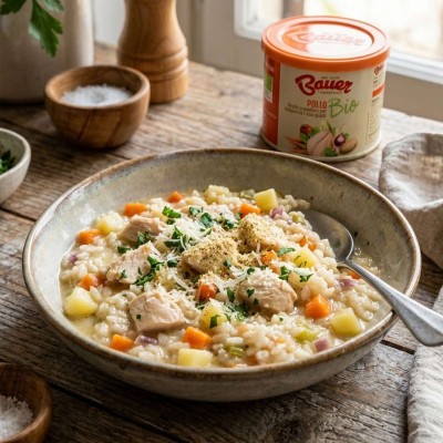 Brodo Granulare Istantaneo Pollo BIO 120 g BAUER