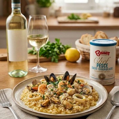 Brodo Granulare di Pesce 500 g BAUER