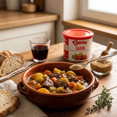 Brodo Granulare Istantaneo Carne 120 g BAUER