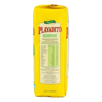 Yerba Mate Con Palo Playadito 500 g  LIEBIG